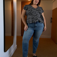 Plus Size Pattern Side Tie Top Plus Size Tops -2020AVE