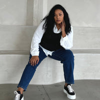 Plus Size Cable Knit Sweater Vest Plus Size Tops -2020AVE