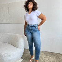 Plus Size Classic Straight Leg Jeans Plus Size Bottoms -2020AVE