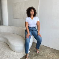 Plus Size Classic Straight Leg Jeans Plus Size Bottoms -2020AVE