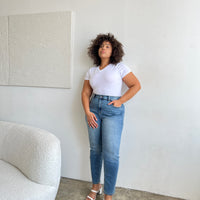 Plus Size Classic Straight Leg Jeans Plus Size Bottoms -2020AVE