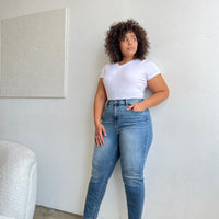 Plus Size Classic Straight Leg Jeans Plus Size Bottoms -2020AVE