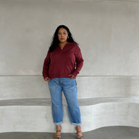 Plus Size Collared Sweater Plus Size Outerwear -2020AVE