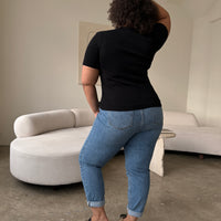 Plus Size Crew Neck Sweater Knit Top Plus Size Tops -2020AVE