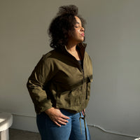 Plus Size Double Pocket Utility Parka Plus Size Outerwear -2020AVE