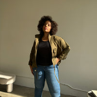 Plus Size Double Pocket Utility Parka Plus Size Outerwear -2020AVE