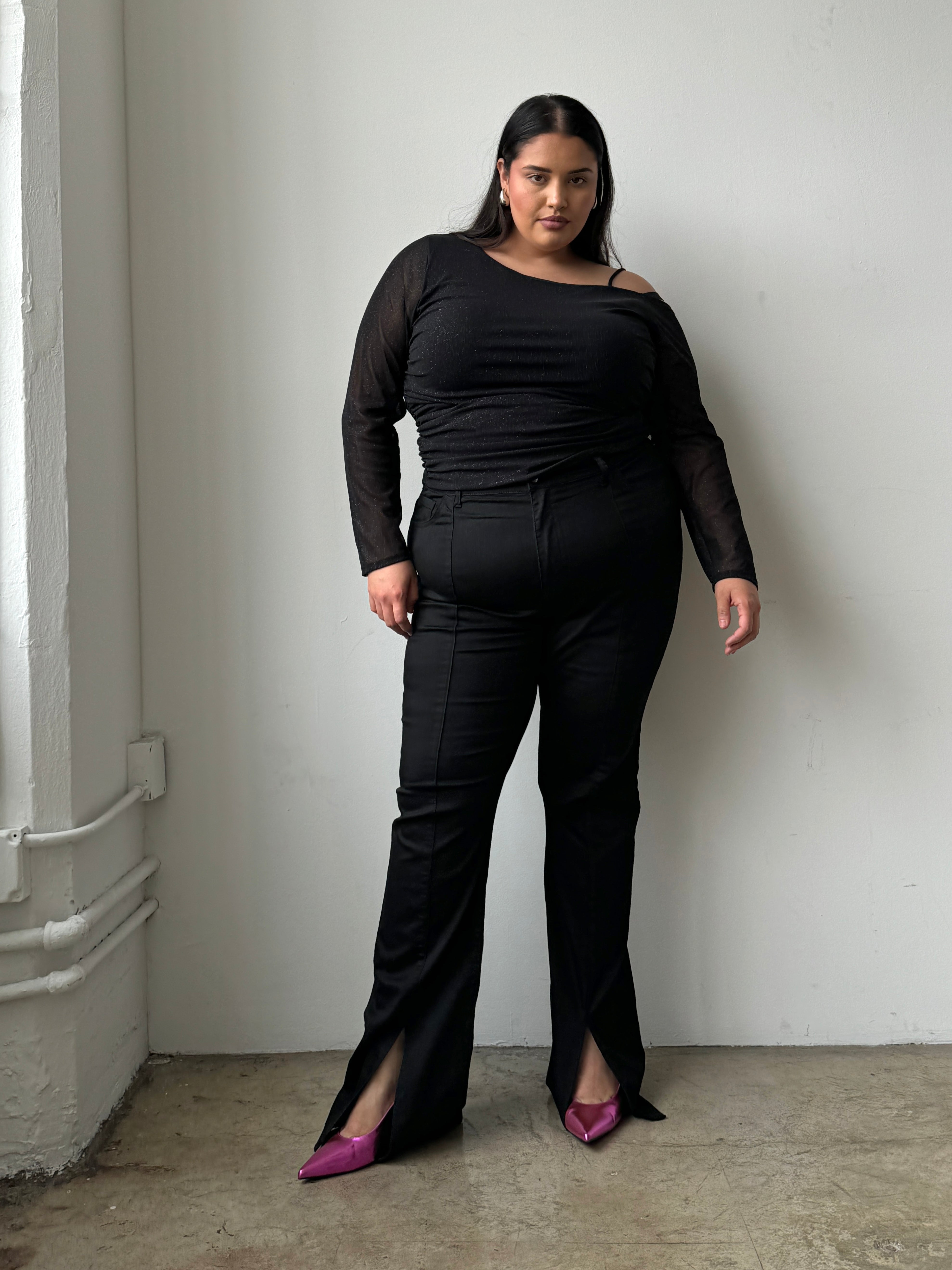 PlusSizeFrontSlitPants10.jpg?v  display picture 1