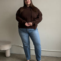 Plus Size Ribbed Hoodie Sweatshirt Plus Size Tops -2020AVE