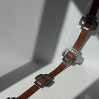 Plus Size Silver Statement Buckle Belt Plus Size Accessories -2020AVE