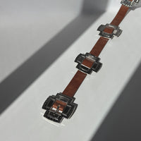 Plus Size Silver Statement Buckle Belt Plus Size Accessories Brown Plus Size One Size -2020AVE