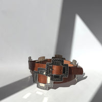 Plus Size Silver Statement Buckle Belt Plus Size Accessories -2020AVE