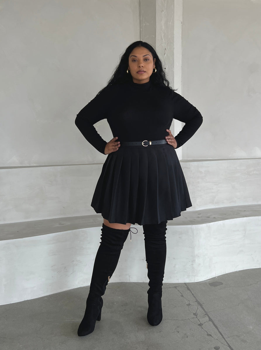 PlusSizeSolidPleatedSkirt3_120