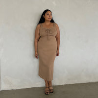 Plus Size Textured Bodycon Midi Dress Plus Size Dresses -2020AVE