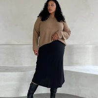 Plus Size V-Neck Hooded Sweater Plus Size Outerwear -2020AVE