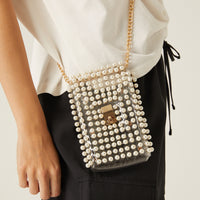 2-Way Clear Pearl Bag Accessories Clear One Size -2020AVE