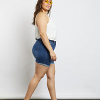 Curve Alex Midi Shorts Plus Size Bottoms -2020AVE
