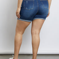 Curve Alex Midi Shorts Plus Size Bottoms -2020AVE