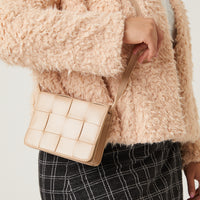 All Day Long Woven Bag Accessories Taupe One Size -2020AVE