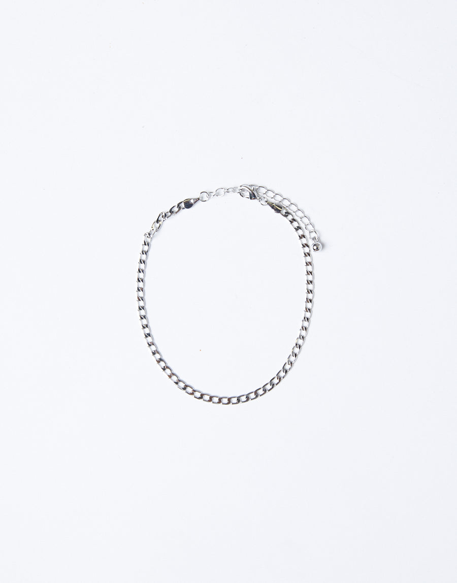 Audrey Delicate Chain Anklet Jewelry Silver One Size -2020AVE