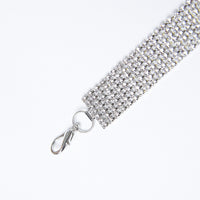 Bling It On Rhinestone Belt Accessories Silver One Size -2020AVE