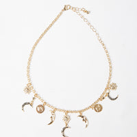 Celestial Charms Necklace-Jewelry-Gold-One Size-2020AVE