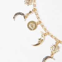 Celestial Charms Necklace-Jewelry-Gold-One Size-2020AVE