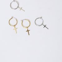 Cross My Heart Mini Hoop Earrings Jewelry -2020AVE