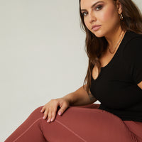 Curve Activewear Leggings Plus Size Bottoms -2020AVE