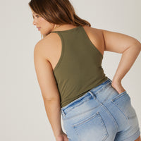 Curve Alexis High Neck Top Plus Size Tops -2020AVE