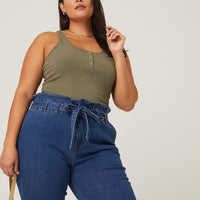 Curve Around and About Tank Plus Size Tops -2020AVE