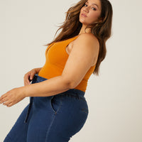 Curve Around and About Tank Plus Size Tops -2020AVE