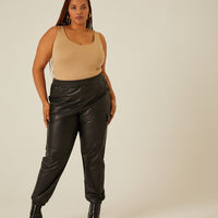 Curve Avery Sleeveless Bodysuit Plus Size Tops -2020AVE