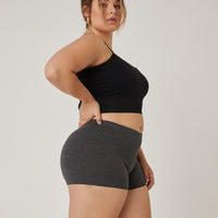 Curve Barely There Shorts Plus Size Bottoms -2020AVE