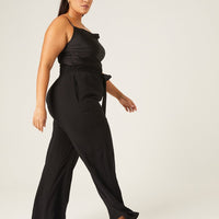 Curve Belted Casual Pants Plus Size Bottoms -2020AVE