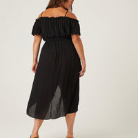 Curve Belted Wrap Sundress Plus Size Dresses -2020AVE