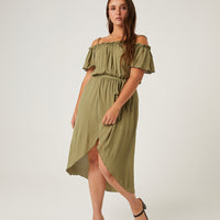 Curve Belted Wrap Sundress Plus Size Dresses -2020AVE