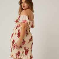 Curve Bodycon Smocked Sundress Plus Size Dresses -2020AVE