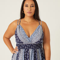 Curve Boho Stripe Maxi Dress Plus Size Dresses -2020AVE