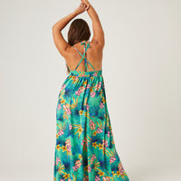 Curve Bold Tropical Maxi Dress Plus Size Dresses -2020AVE