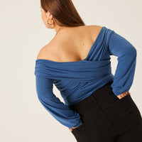 Curve Cera Wrap Top Plus Size Tops -2020AVE