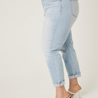 Curve Classic Mom Jeans Plus Size Bottoms -2020AVE