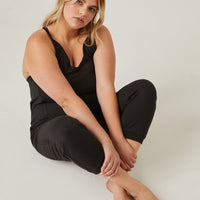 Curve Comfy Knit Jumpsuit Plus Size Rompers + Jumpsuits -2020AVE