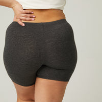 Curve Cotton Bike Shorts Plus Size Bottoms -2020AVE