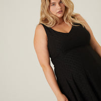 Curve Eyelet Lace Sundress Plus Size Dresses -2020AVE