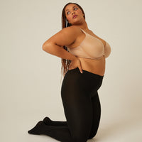 Curve Fleece Lined Tights Plus Size Intimates Black Plus Size One Size -2020AVE