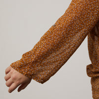 Curve Floral Chiffon Blouse Plus Size Tops -2020AVE