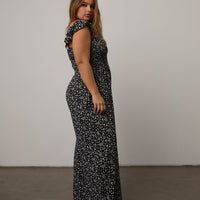 Curve Floral Smocked Jumpsuit Plus Size Rompers + Jumpsuits -2020AVE