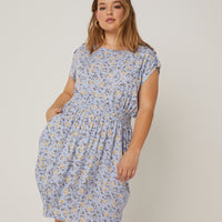 Curve Floral Sundress with Pockets Plus Size Dresses -2020AVE