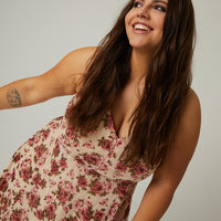 Curve Floral Sweetheart Dress Plus Size Dresses -2020AVE