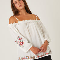 Curve Friday Afternoon Embroidered Blouse Plus Size Tops -2020AVE